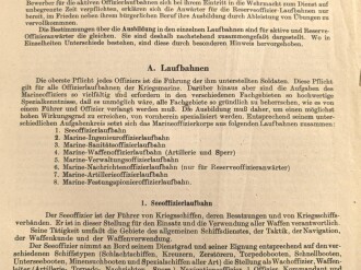 Der Offiziersnachwuchs der Kriegsmarine "Merkblatt für die aktiven und die Reserveoffizier-Laufbahnen" datiert 1943, DIN A4