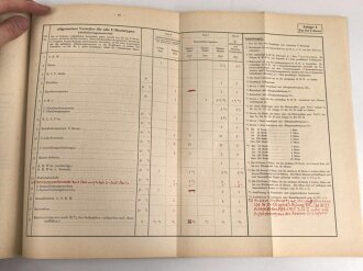 Kriegsmarine, M.Dv.Nr. 147 "Allgemeine Baubestimmungen 1 Nr. 9 - Vorschrift" datiert 1942, DIN A4