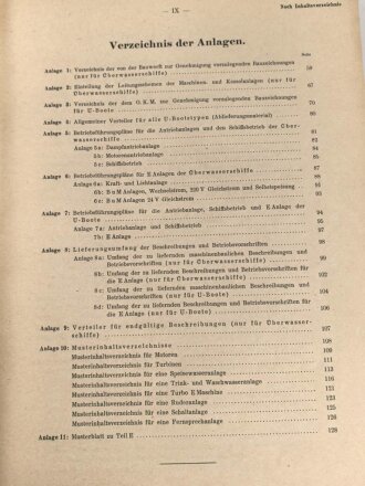 Kriegsmarine, M.Dv.Nr. 147 "Allgemeine Baubestimmungen 1 Nr. 9 - Vorschrift" datiert 1942, DIN A4