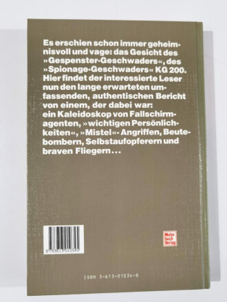 "Geheimgeschwader" KG 200, Die Wahrheit mach 40 Jahren, P.W. Stahl, 300 Seiten, DIN A4, gebraucht, aus Raucherhaushalt