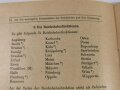 Deutsche Reichsbahn, Lehrfach a 3 "Organisation der Reichsbahn, datiert 1943, 24 Seiten, DIN A5