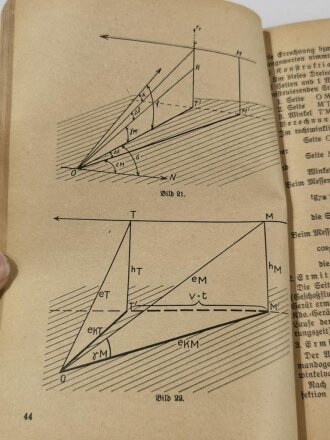 Handbuch für den Flakartilleristen (Der Kanonier) Waffen und Ausbildung der Flakbatterie, datiert 1940, 204 Seiten, DIN A5, stark gebraucht