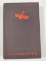 Richthofen "Der Rote Kampfflieger", datiert 1933, 262 Seiten, gebraucht, aus Raucherhaushalt