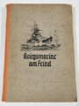 "Kriegsmarine am Feind" Kriegsweihnachten 1941 an Bord Schlachtschiff Scharnhorst, 239 Seiten, datiert 1941, über DIN A5, aus Raucherhaushalt