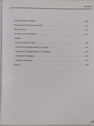 "Abschuss", Von der Me 109 zur Me 262, Erinnerungen an die Luftkämpfe beim Jagdgeschwader 5 und 7, Walter Schuck, 247 Seiten, DIN A4, gebraucht, aus Raucherhaushalt