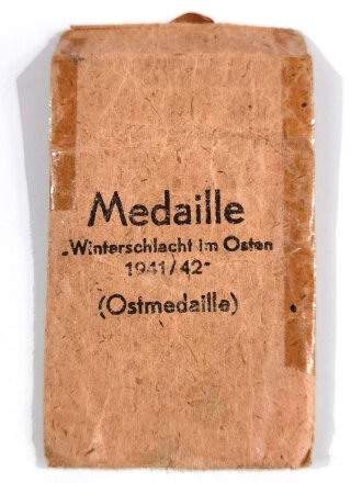 Tüte zur Medaille " Winterschlacht im Osten...