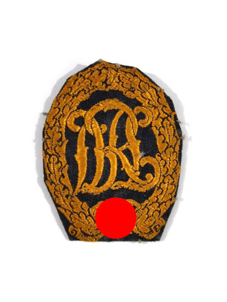 Deutches Reichssportabzeichen DRL in Bronze in Stoffausführung, getragen