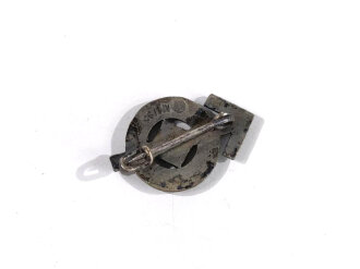 Miniatur, Hitlerjugend ( HJ ) Leistungsabzeichen Silber als Miniatur, Hersteller M1/35