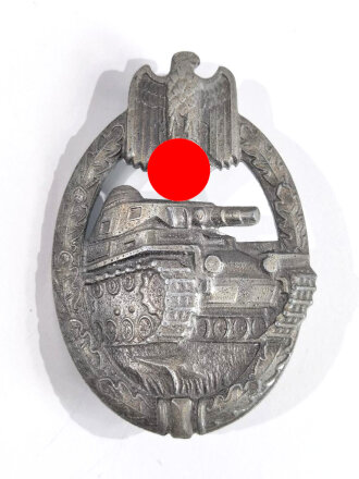 Panzerkampfabzeichen in Silber,  Hersteller " Karl...