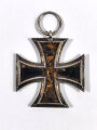 1. Weltkrieg, Eisernes Kreuz 2. Klasse 1914, magnetisch, Eisenkern etwas Rostig
