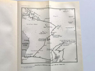 "Der Krieg zur See 1914-1918 - Der Kreuzerkrieg in den ausländischen Gewässern" Band 3, 374 Seiten, datiert 1901, aus Raucherhaushalt