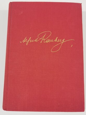 "Letzte Aufzeichnungen, Ideale und Idole, der Nationalsozialistischen Revolution" Alfred Rosenberg datiert 1955, 343 Seiten, DIN A5, aus Raucherhaushalt