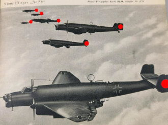 "Flieger Funker Kanoniere - Ein Querschnitt durch die deutsche Luftwaffe", datiert 1938, 131 Seiten, aus Raucherhaushalt