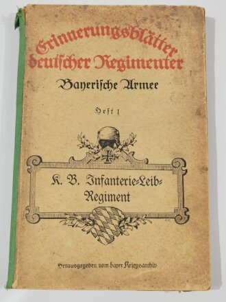 "Erinnerungsblätter deutscher Regimenter...