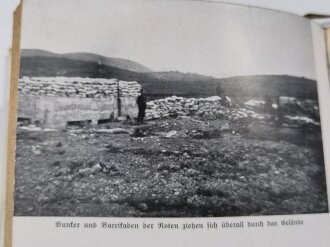 "Wir funken für Franco - Einer von der Legion Condor erzählt", datiert 1939, 248 Seiten, DIN A5, aus Raucherhaushalt, gebraucht