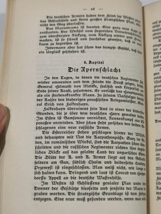 "Sperrfeuer um Deutschland", datiert 1929, 542 Seiten, DIN A5, aus Raucherhaushalt, gebraucht