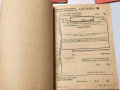 Deutsche Reichspost, Kündigungs- und Rückzahlungsscheine zum Postsparbuch, Postsparbuch und Ausweiskarte, datiert 1944