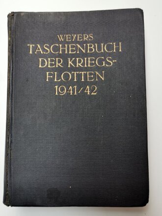 "Taschenbuch der Kriegsflotten 1941/42", ca. 500 Seiten, gebraucht