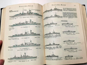 "Taschenbuch der Kriegsflotten 1941/42", ca. 500 Seiten, gebraucht