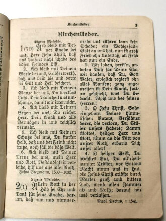 "Feldgesangbuch für die evangelischen Mannschaften des Heeres" Berlin 1897, unter DIN A6