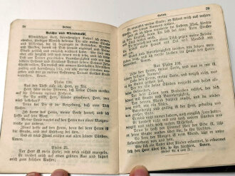 "Feldgesangbuch für die evangelischen Mannschaften des Heeres" Berlin 1897, unter DIN A6