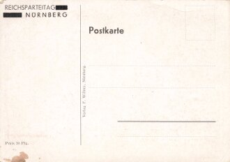 Ansichtskarte Reichsparteitag Nürnberg "Lager Langwasser - Freigegeben durch RLM. 1 Schlagenhaufer"