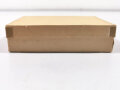 Leere Schachtel für 10 Dutzend Rockknöpfe 19mm, der Arbeitsgemeinschaft Metall / Kunststoff Gablonz/Nahe