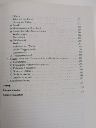 Symbole und Zeremoniell in deutschen Streitkräften vom 18. bis zum 20. Jahrhundert, 319 Seiten, DIN A4, gebraucht, aus Raucherhaushalt