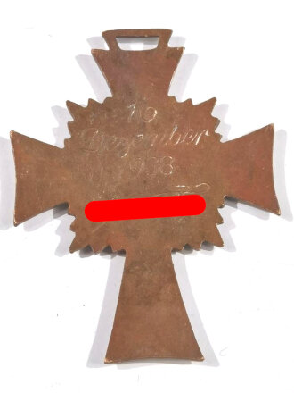 Ehrenkreuz der deutschen Mutter in bronze, sauber...