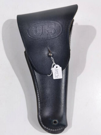 U.S. black leather pistol holster, most likely 1960´s