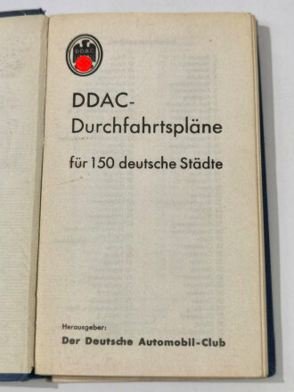 "DDAC- Durchfahrtspläne für 150 deutsche...