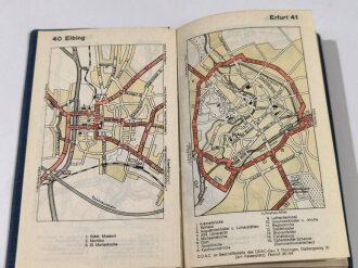 "DDAC- Durchfahrtspläne für 150 deutsche Städte", plus Anhang 151-157, ca, 157 Seiten, DIN A5, aus Raucherhaushalt