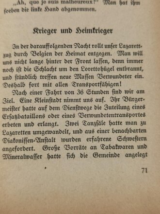 "Gespenster am Toten Mann", in DAF Bibliothekseinband, datiert 1937, 323 Seiten, DIN A5, aus Raucherhaushalt