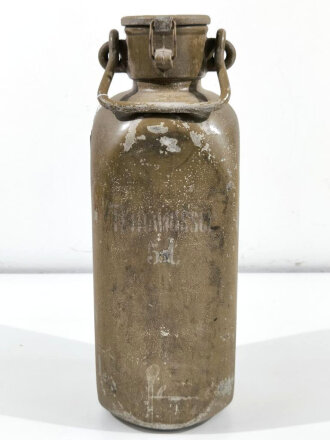 5 Liter Trinkwasser Kanne Wehrmacht. Originallack