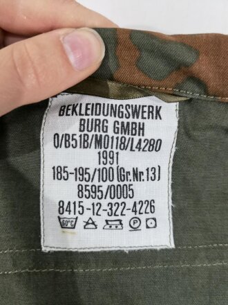 Feldbluse Bundeswehr flecktarn, leicht gebraucht