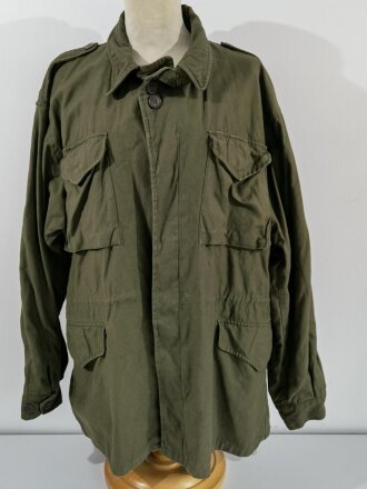 REPRODUCTION U.S. Field jacket M-1943. size 50R. Einzelstück aus Sammlungsauflösung, gebraucht