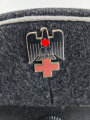 Deutsches Rotes Kreuz, Schirmmütze für Mannschaften in gutem Zustand, Lederschirm
