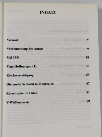 "Das letzte Jahr der deutschen Luftwaffe Mai 1944 - Mai 1945, Alfred Price, DIN A5, 240 Seiten, aus Raucherhaushalt
