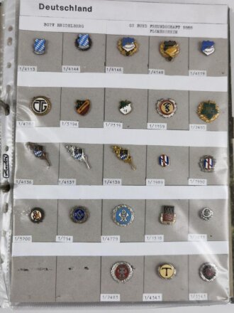 Deutschland nach 1945, Sammlung Kleinabzeichen, meist Sport. Jeweils nicht auf Zustand oder Originalität geprüft