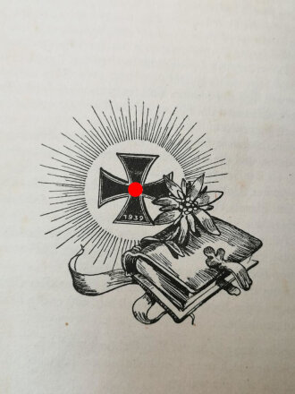 "Unterm Edelweiss in Jugoslavien", datiert 1941, 48 Seiten, DIN A5, gebraucht und mit Feldpostversandhülle