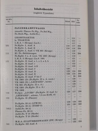 "Die deutschen Panzer 1926 - 1945",  F.M. von Senger und Etterlin, DIN A5, 345 Seiten, aus Raucherhaushalt