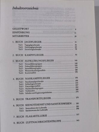 Die Verbände Der Luftwaffe 1935 - 1945, Gliederungen und Kurzchroniken Ein Dokument, Wolfgang Dierich, DIN A5, 703 Seiten, aus Raucherhaushalt