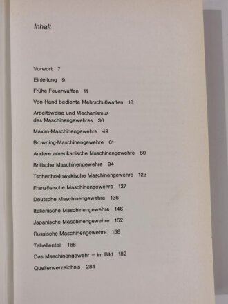 "Das Maschinengewehr", F. W. A. Hobart, DIN A5, 285 Seiten, aus Raucherhaushalt