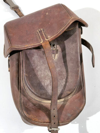 Packtasche für Berittene Wehrmacht. Leder trocken,...