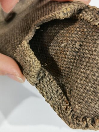 1.Weltkrieg, Tasche aus Ersatzmaterial, wohl für eine Hufraspel