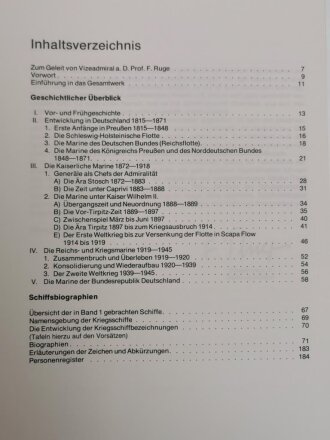 "Die Deutschen Kriegsschiffe Band 1", Biographien - ein Spiegel der Marinegeschichte von 1815  bis zur Gegenwart, Hans H. Hildebrand, Albert Röhr, Hans - Otto Steinmetz, DIN A4, 151 Seiten