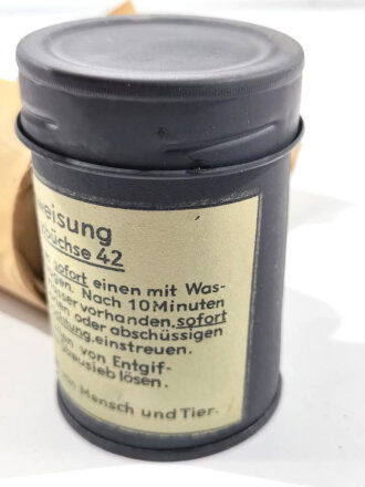 Tier Entgiftungsbüchse 42 der Wehrmacht....