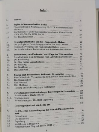 "Peenemünde West", Die Erprobungsstelle der Luftwaffe für geheime Fernlenkwaffen und deren Entwicklungsgeschichte, Botho Stüwe, DIN A4, 847 Seiten, aus Raucherhaushalt