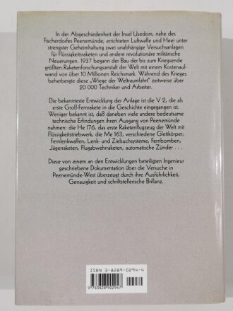 "Peenemünde West", Die Erprobungsstelle der Luftwaffe für geheime Fernlenkwaffen und deren Entwicklungsgeschichte, Botho Stüwe, DIN A4, 847 Seiten, aus Raucherhaushalt
