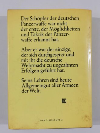 Guderian "Erinnerungen", Eines Soldaten, Mit 37 Kartenskizzen und 23 Abbildungen, DIN A5, 464 Seiten, aus Raucherhaushalt